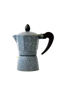 قهوه ساز اسپرسو برفی خالدار خاکستری سه کاپ