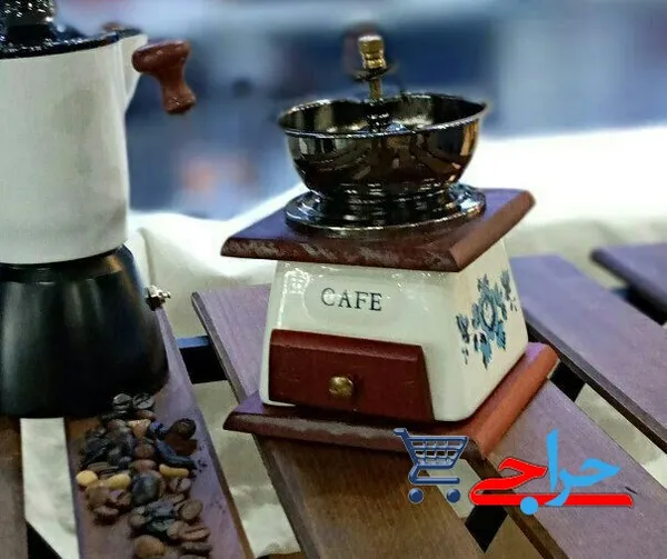 آسیاب دستی قهوه مخرن سرامیکی CAFE