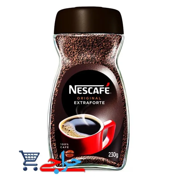 قهوه فوری برند نسکافه NESCAFE ORIGINAL EXTRAFORTE 230g