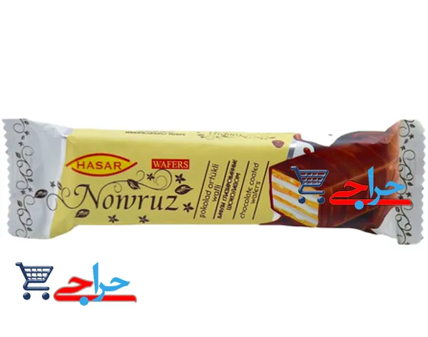 خرید و قیمت و مشخصات ویفر شکلاتی نوروز هاسار Nowruz Hasar Chocolate Wafer 30g