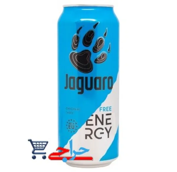 نوشیدنی انرژی زا جگوار 500 میل Jaguaro Free Energy Drink