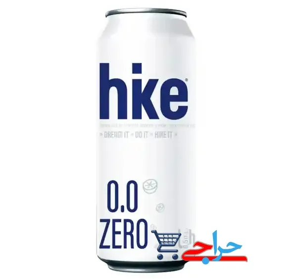 آبجو بدون الکل زیرو هایک با طعم مرکبات 500 میل Hike Zero 0.0