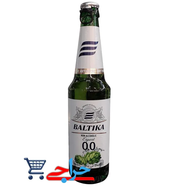 آبجو شیشه بدون الکل بالتیکا روسیه 470 میلی لیتر BALTIKA