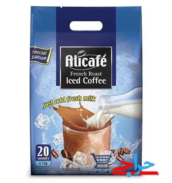   آیس کافی فرنچ رست ساشه علی کافی 20 عددی Alicafe French Roast Iced Coffee