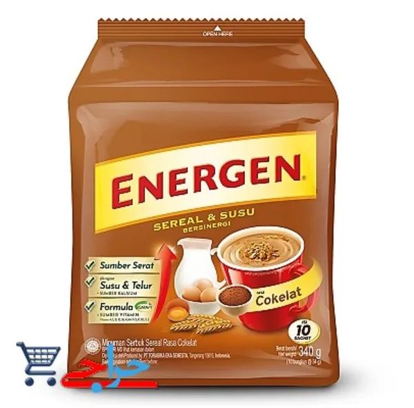 خرید و قیمت پودر غلات صبحانه فوری انرژی همراه با شیر و شکلات 340 گرمی Instant Nutritious Energen Cereal